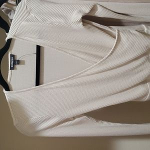 Express ribbed bodysuit worn once